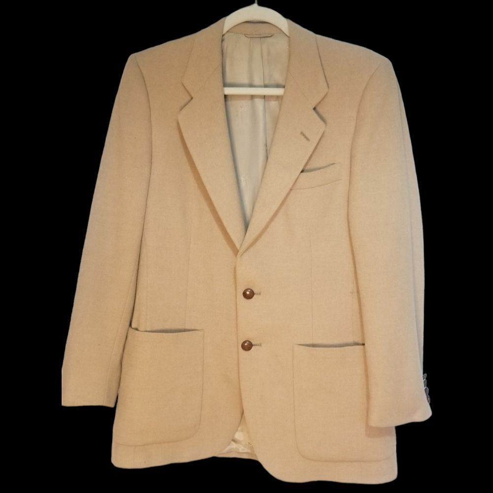 ⭐️ Vintage Valentino Uomo Men's Camel Hair Sports Jacket